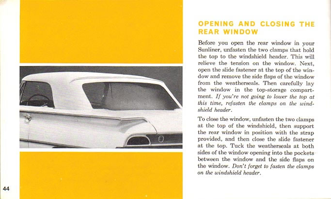 1960 Ford Owners Manual Page 37